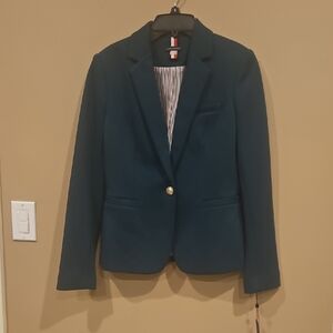 Tommy Hilfiger Women's Teal Blazer